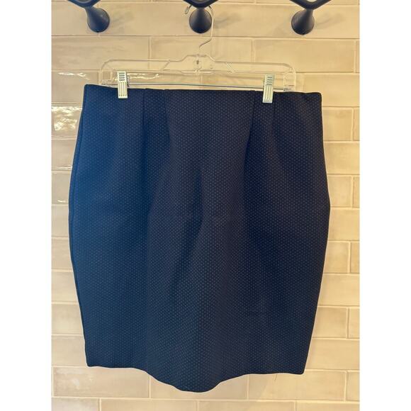 Women's Amanda & Chelsea Black Gray Pencil Straight Stretch Skirt - Picture 3 of 4
